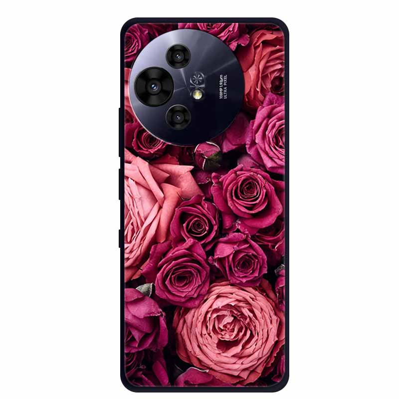 Чехол для телефона TCL 50 Pro NxtPaper Черный Силиконовый Мягкий ТПУ Чехол Для TCL 50 Pro NxtPaper 5G Задняя Крышка Чехол 6.8" Coque Ударопрочный