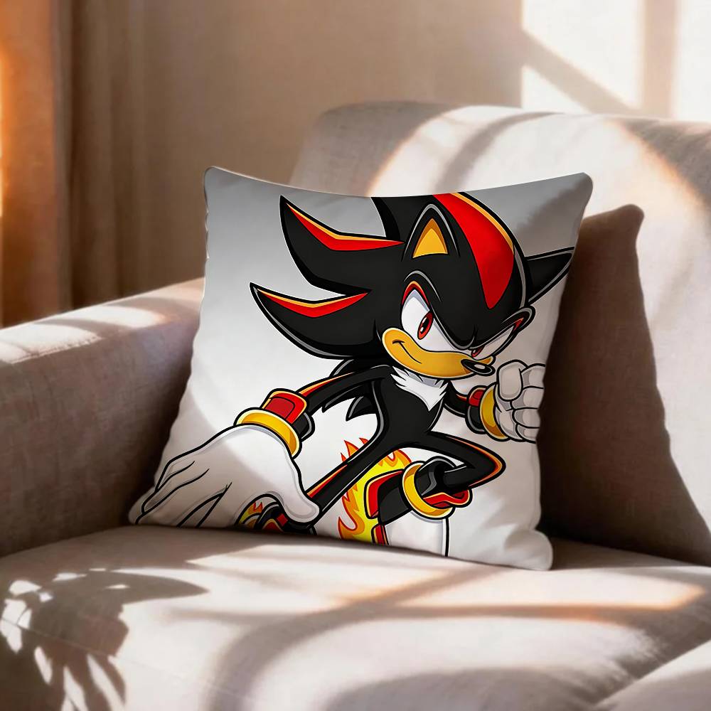 COOL SShadows SSonics Hedgehog Pillow Case Pattern Printed Pillowcase For Living Room Sofa Cushion Cover