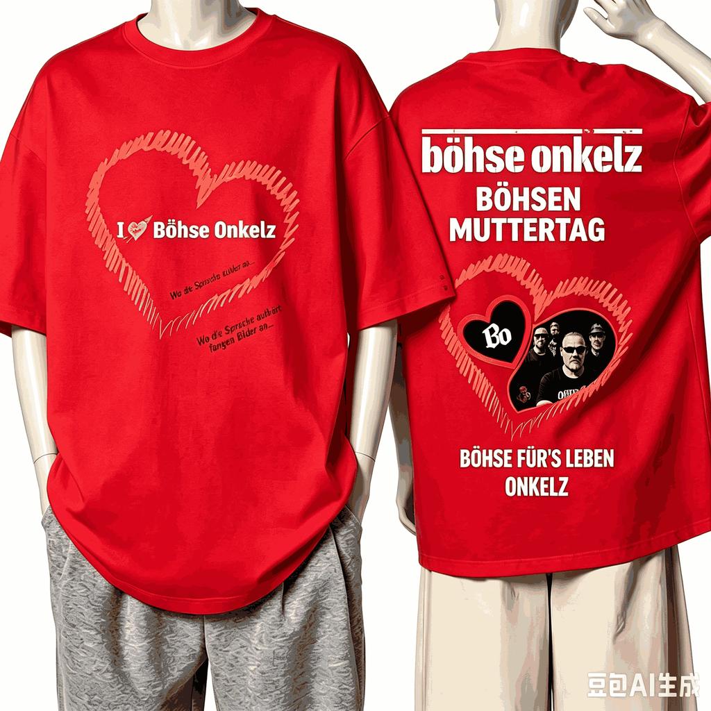 Bhse Onkelz For Fan Gift Tshirt Unisex Unisex Harajuku Oversized Unisex Short Sleeve Streetwear High Quality Couples Classic Soft