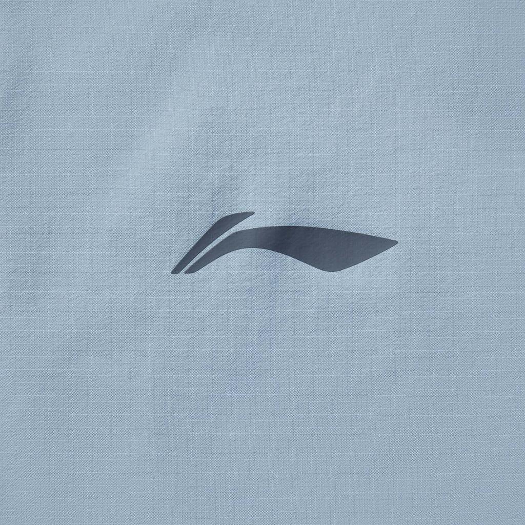 Li-Ning Comfortable Casual Minimalist Hooded Zipper Solid Color Versatile Jacket Men Jackets Slate-Blue AFDV261-9