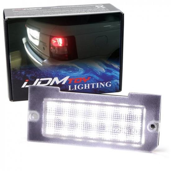 Белый Full LED фонарь подсветки номерного знака на 21 светодиод для Land Rover Freelander L314 1998-06