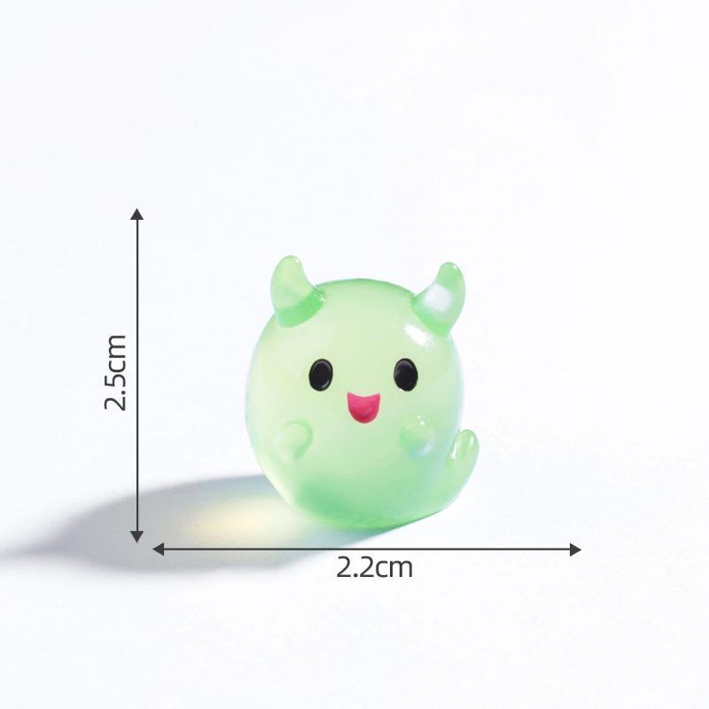 Micro-landscape Glow-in-the-dark Little Ghost Cute Particle Decorative Hanging Accessory Mini Halloween Figurine