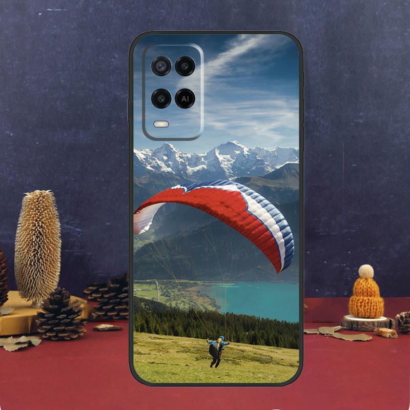 Спортивный параплан для OPPO A96 A76 A16 A54 A74 A94 A58 A78 A98 A5 A9 A53 A52 A72 A91 A15 A17 A57 A77 A79, чехол