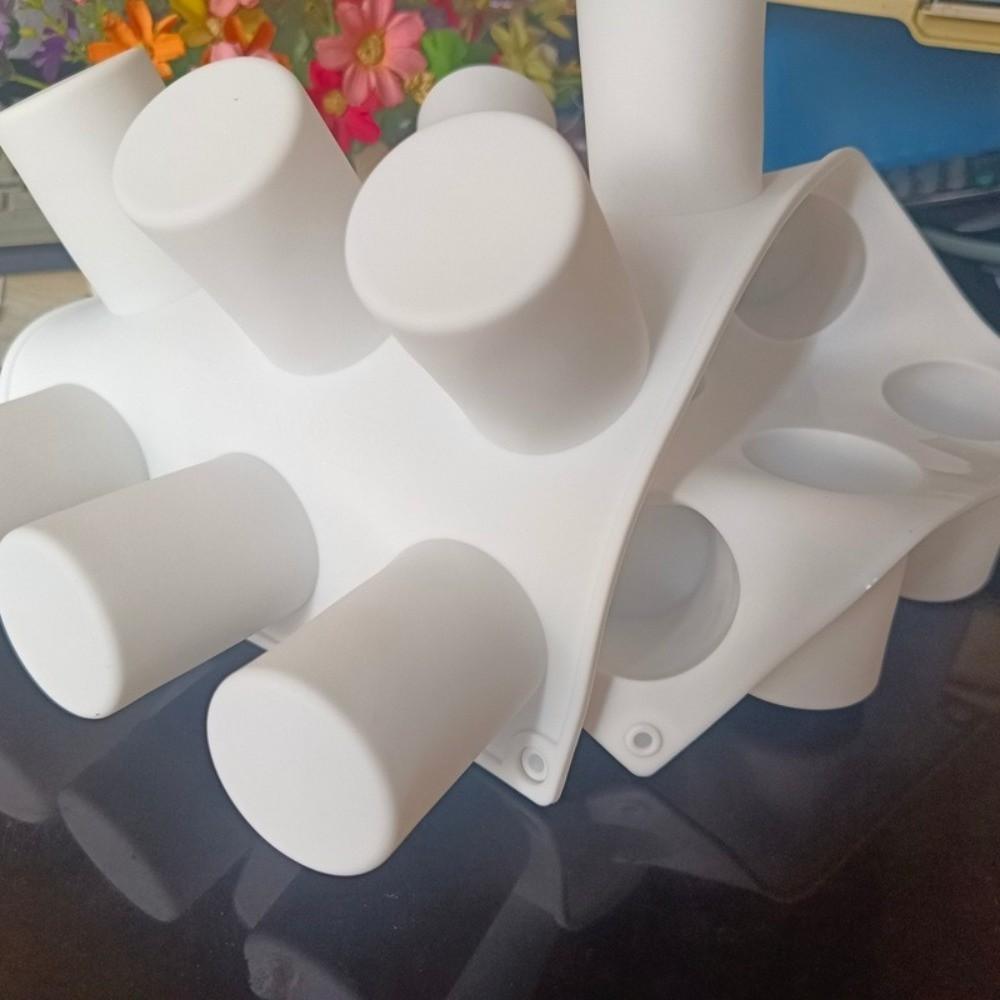 Food Grade Silicone Cylindrical Cake Molds Heat Resistant Mousse Cake Moulds Party Dessert