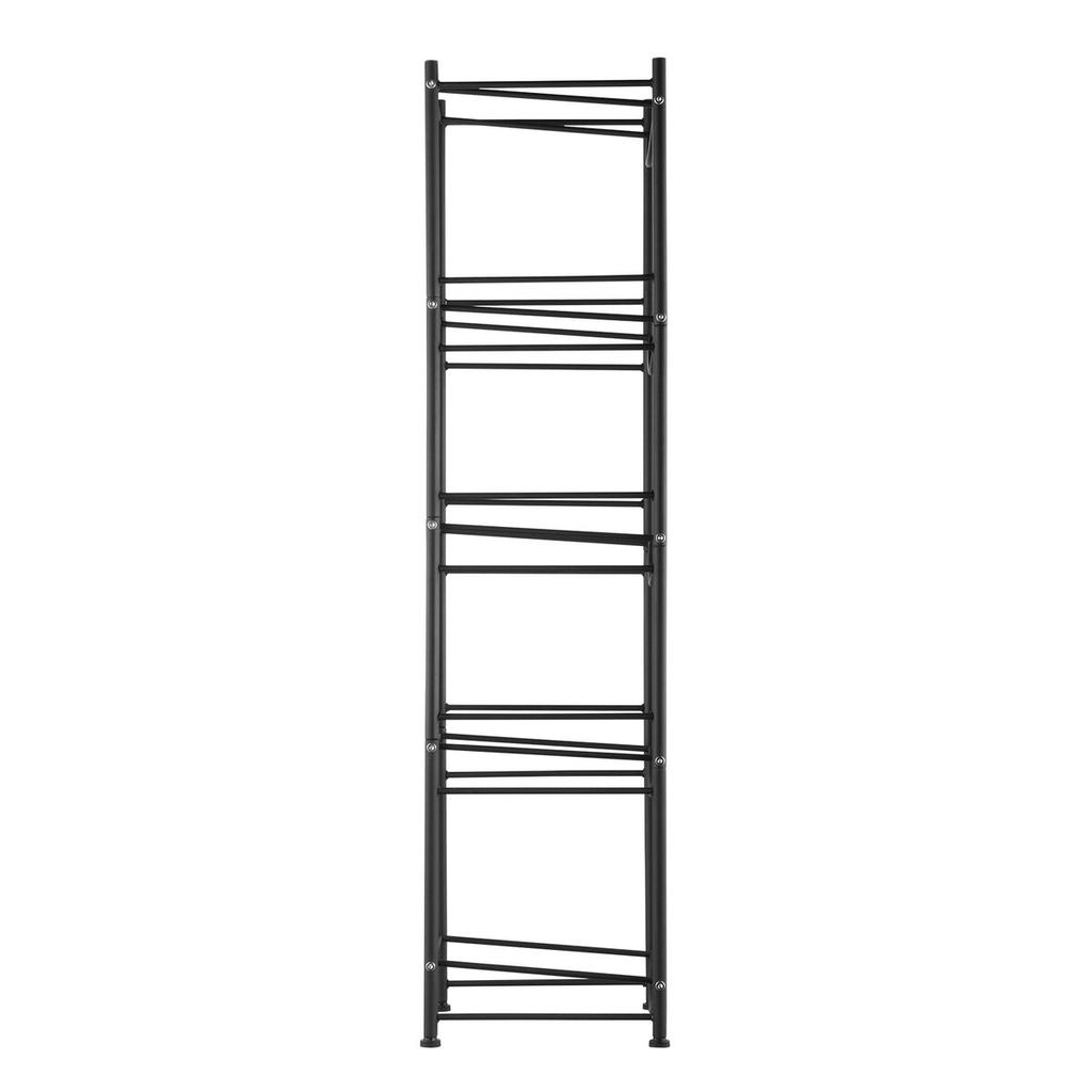 5 Tiers Water Jug Holder Single Row Water Bottle Rack for 5 Bottles Black