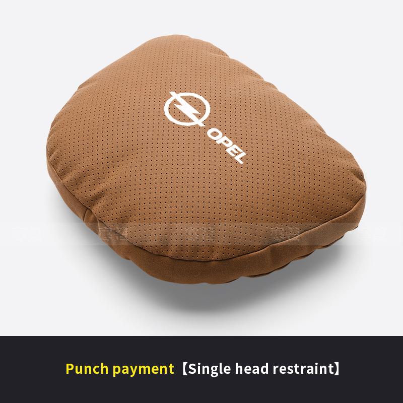 Car Headrest Neck Support Seat Lumbar Cushion Soft Neck Pillow Opel OPCline ASTRA CORSA INSIGNIA MOKKA VECTRA ZAFIRA GTC Tigra YU1