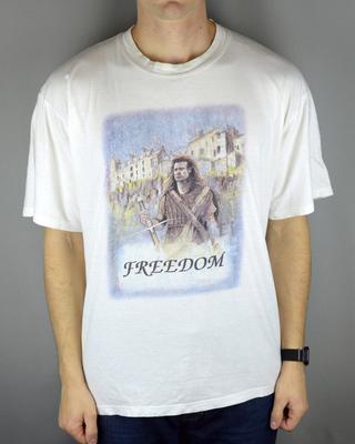 Винтажная футболка Храброе сердце Свобода Рэндалла Уоллеса 1995 г.