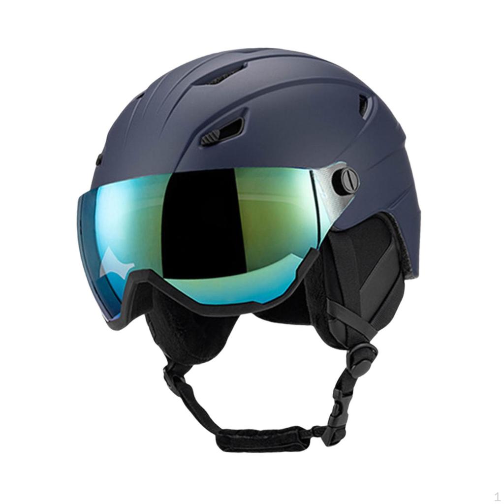 Головной убор для зимних видов спорта и катания на скейтборде с очками, закрывающими уши