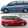 2 шт., наклейки на боковые двери автомобиля для Nissan Serena C23 c25 c26 c27, длинные полосы, автоспортивная графика, виниловые наклейки, тюнинг