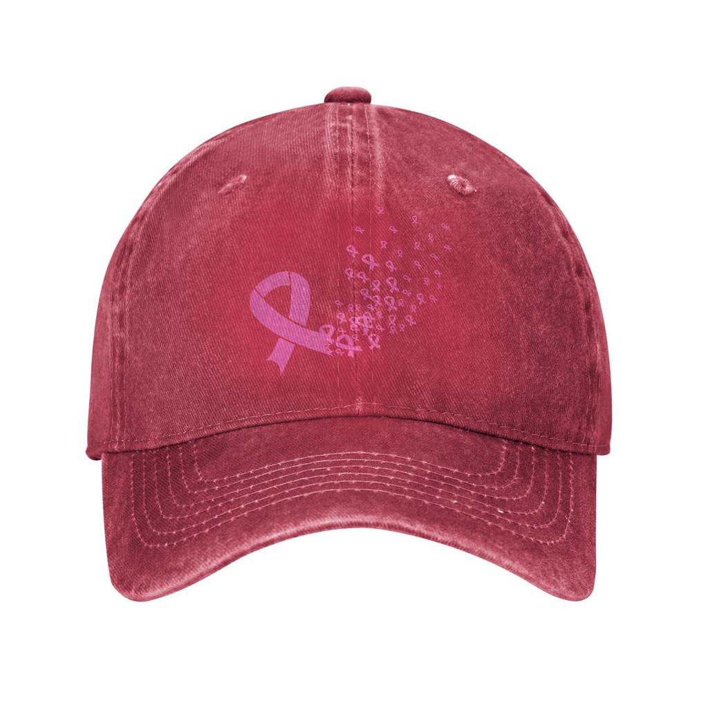 Breast Cancer Ribbon Wonder Baseball Cap Vintage Distressed Denim Washed October Fighter Snapback Outdoor Adjustable Hats