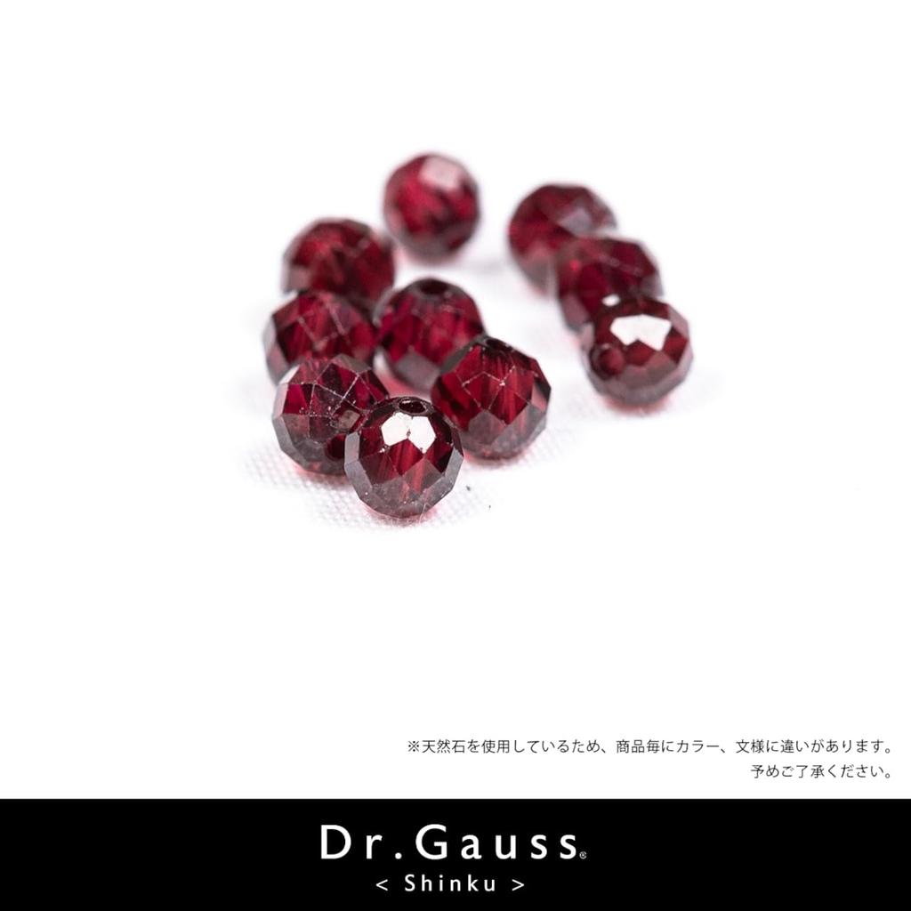 Размер Gauss S Приблизительно от 45 см до 50 см Магнитное ожерелье Управляемое медицинское оборудование Красный гранат Dr.. (Доктор Гаусс) <SHINKU/Crimson>