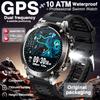 Новые военные умные часы для плавания и спорта с GPS для мужчин, водонепроницаемость 10 ATM, двухдиапазонный GNSS, часы, компас, альтиметр, звонки, аккумулятор 730 мАч