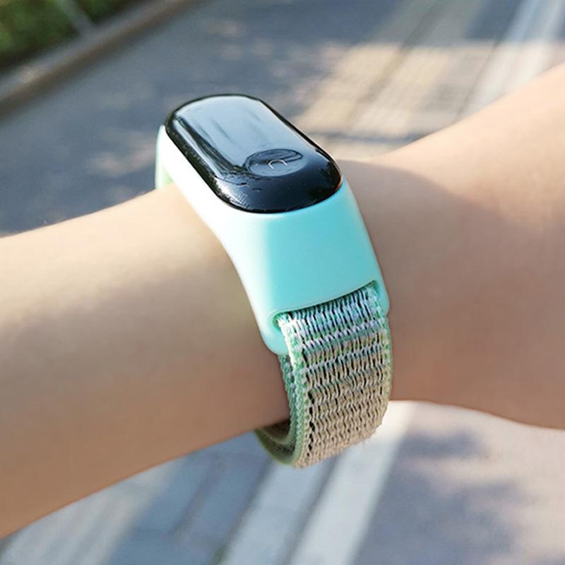 Браслет для mi band 10 8 7 9 Ремешок Нейлоновый Спортивная петля часы Пояс pulsera correa Mi band 4 Браслет на запястье xiaomi Mi band 5 6 3 Браслет