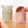Convenient Trash Can with Flip Lid Mini Wastebasket