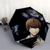 1 шт. Зонт D-Death Note1, Защита от солнца и УФ-излучения. У него восемь прочных ребер для использования на открытом воздухе, и он идеально подходит в качестве праздничного подарка.
