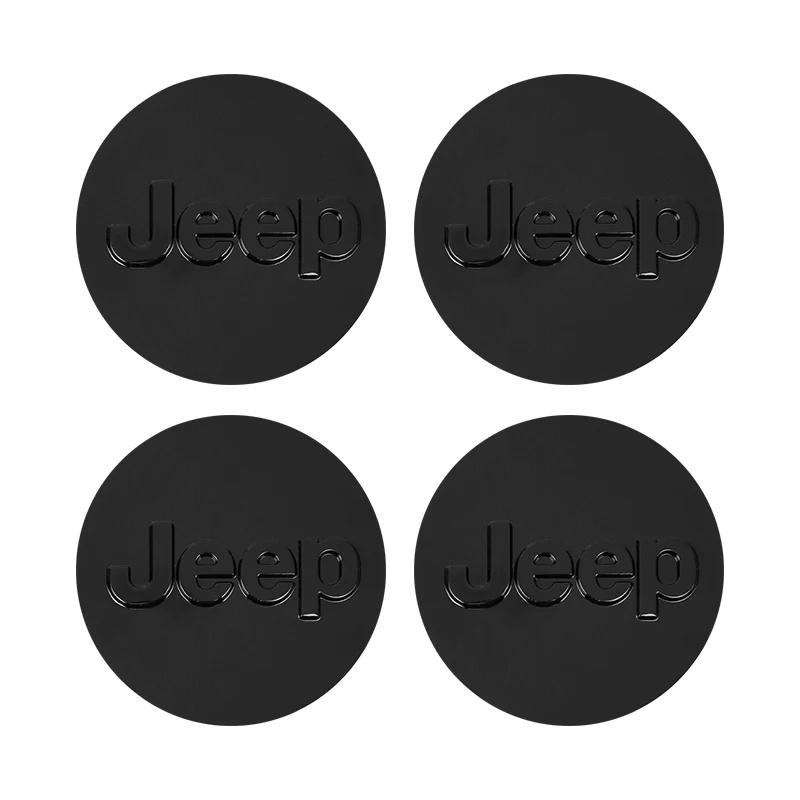 55/63mm Anti-Rust Hub Cap Cover for Jeep Renegade Wrangler JK JL Grand Cherokee Compass Patriot Liberty Wheel Center Protector PSLVW1