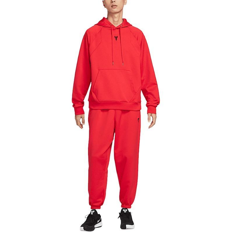 Nike Therma FIT Kobe Collection, Brand Logo Fleece Lined Fashion Soft And Comfortable Basketball Shorts Men's Red HJ8114-657