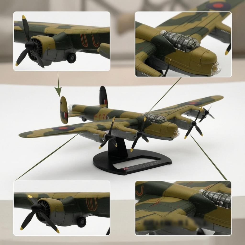 Модель самолета DieCast с подставкой 1:Масштаб 144 683 B для любителей истории, авиации,