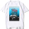 Футболка Civic Type R EG6 Car Legend Новая Летняя Мужская С Коротким Рукавом Винтажная Хип-Хоп Парень Повседневные Футболки Харадзюку JDM Белые Футболки