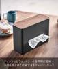 Yamazaki Jitsugyo Tissue Wet Sheet Case Brown Approximately RIN RIN Tissue Case Compact Space Saving 5698 & W25.2XD9.2XH18.2cm