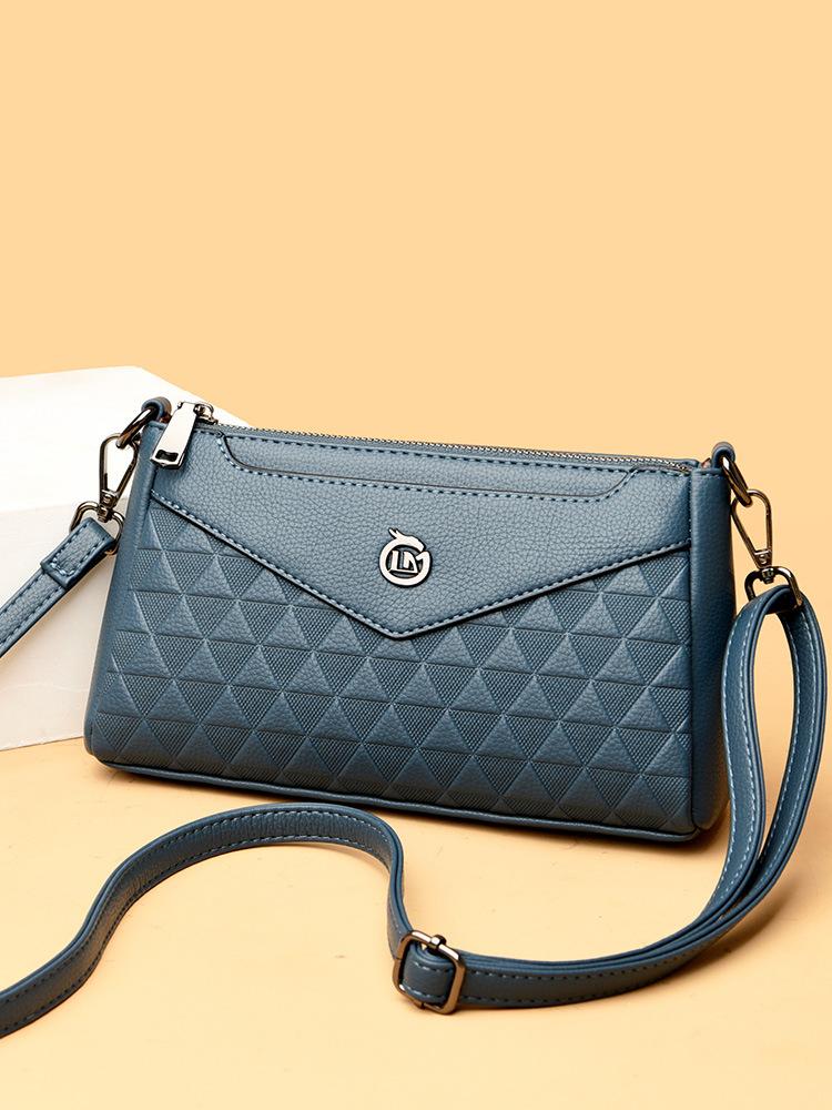 High-End Xiaoxiangfeng Single Shoulder Underarm Small Women'S Bag Rhombus Multi-Layer Messenger Bag