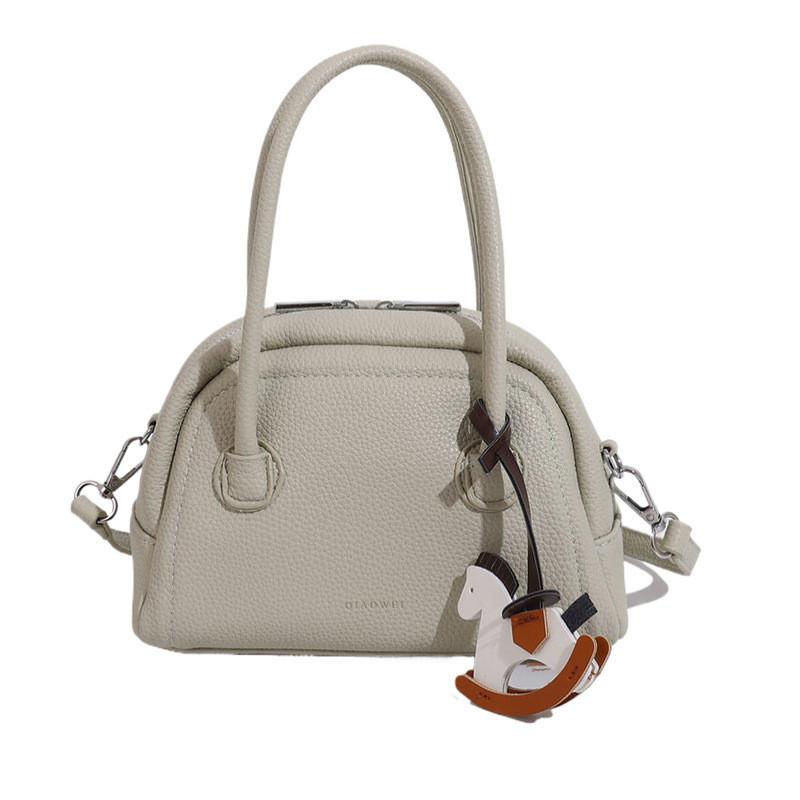 Ielgy Bowling Ball Shell Bag Korean Style Fresh Casual Macaron Solid Color Pillow Bag