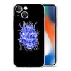 Роскошный прозрачный чехол для телефона для iPhone 15 14 13 12 11 Pro Max XS X XR 7 8 Plus Прозрачная противоударная накладка Самурай Маска Они неон