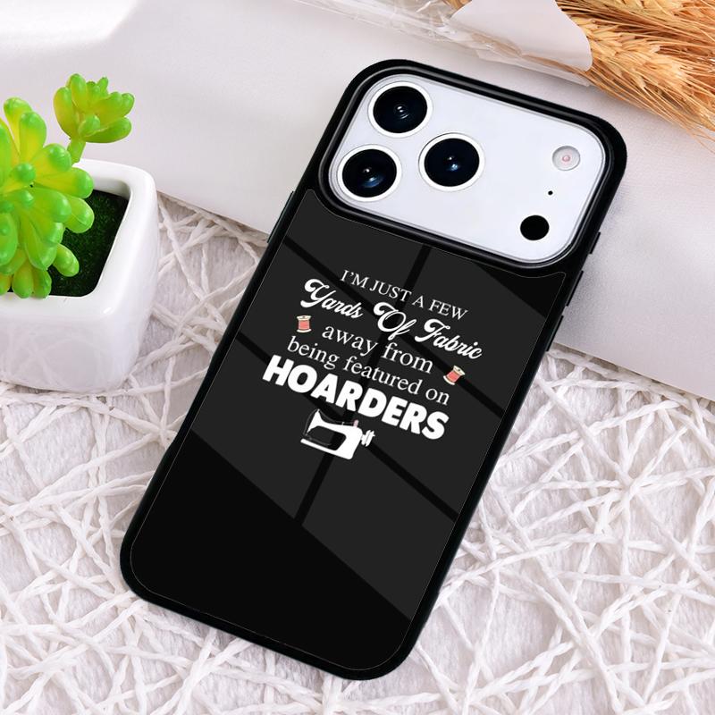 Чехол для телефона "Ешь, спи, шей, повторяй" для iPhone 17 Air 16 15 11 12 14 13 Pro Max Ударопрочный чехол