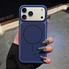 Матовый силикон для чехла телефона Magsafe для iPhone 17 16 15 Pro Max Мягкий бампер Беспроводная зарядка Ударопрочный Магнитная крышка