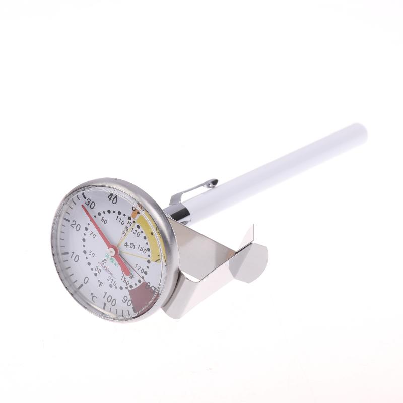 1 Piece Mechanical Probe Temperature Gage Dial F/C Kitchen Tools Food Liquid Milk Coffee Thermometer