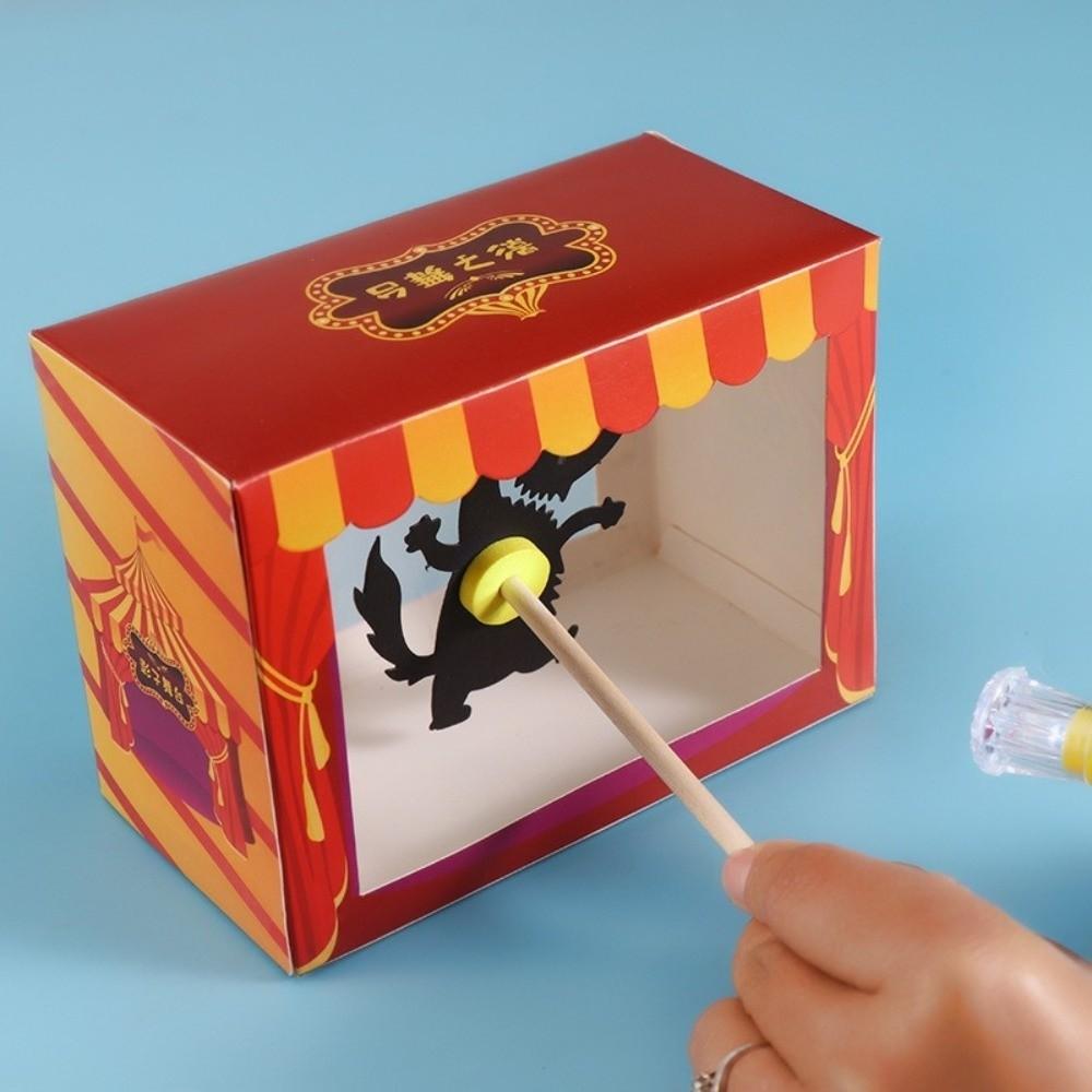 Puppet Theater Style Shadow Puppet Toys DIY Handmade Puppets Classroom Activity