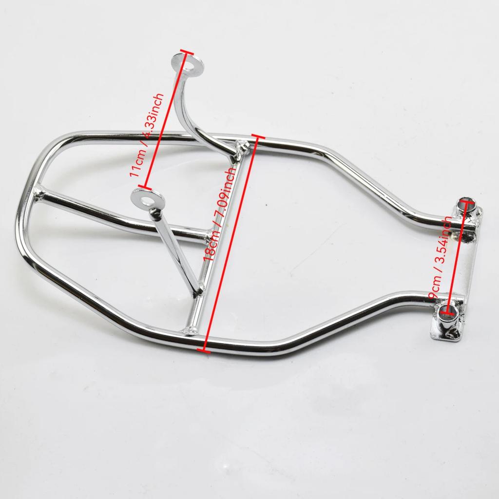 Motorcycle Baja Bike buttom Engine protection base plate Bracket solid Tail rack support For Honda Baja Trail Mini Bike