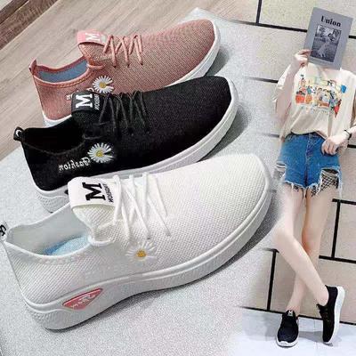 Новые весенние тканевые туфли женские спортивные туфли повседневные туфли на платформе дышащие легкие кроссовки для бега