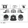 Factory  Custom Logo 5-Panel Mesh Baseball Cap Curved Ethnic Leaf Casual for Adults Children for Travel Advertising
