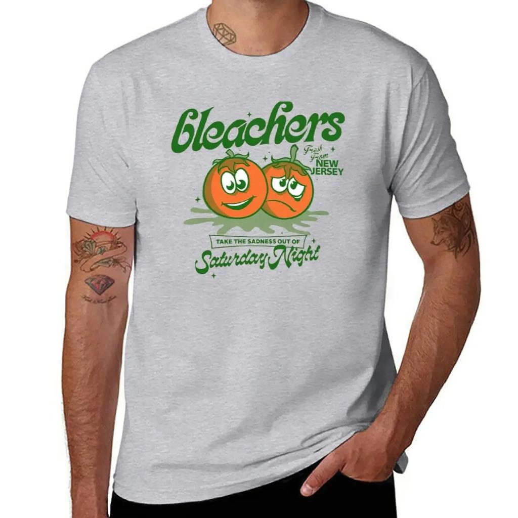 bleachers T-Shirt sports fans oversizeds heavy weight t shirts for men