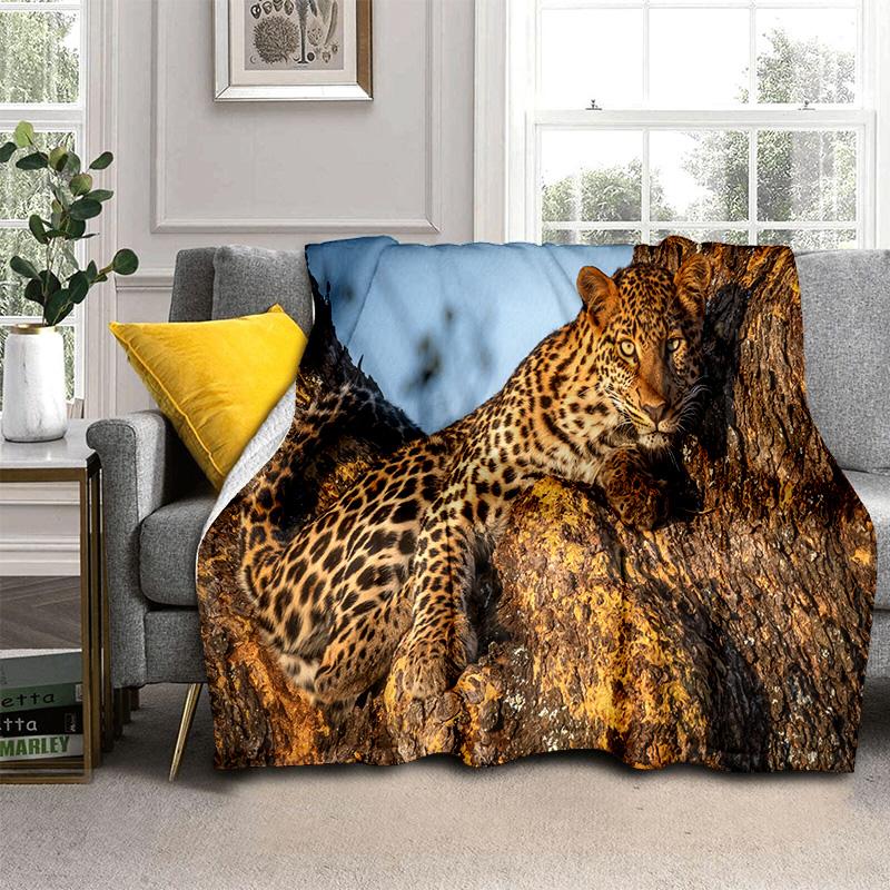 Одеяло с рисунком зверя, леопарда, гепарда, мягкое одеяло для дома, спальни, кровати, дивана, пикника, путешествия, офиса, одеяло, детское одеяло