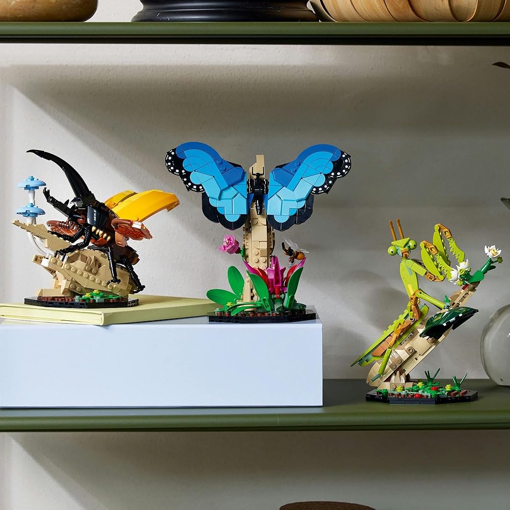 LEGO Ideas Insect Collection Toy Building Blocks for Kids and Adults 21342