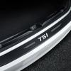 RSQ1 Valve Stems Caps Luminous Auto Door Sill Protect Decals Anti Scratching, For Volkswagen VW TSI Logo Car Threshold Strip Welcome