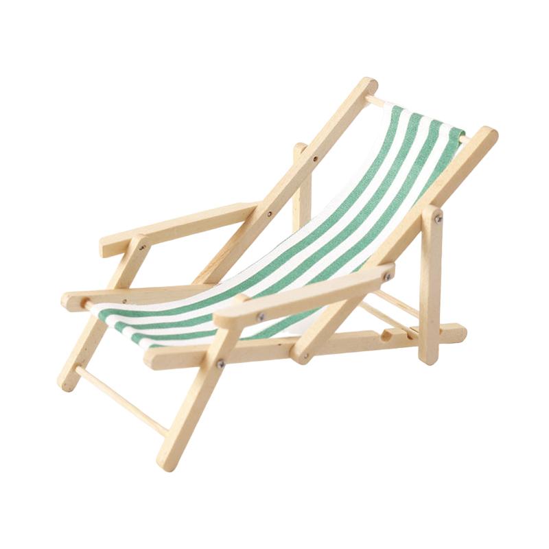 1:12 кукольных мини-складных пляжных стульев, модель шезлонга, кукольная мебель, украшения, микросцены, строительные реквизиты
