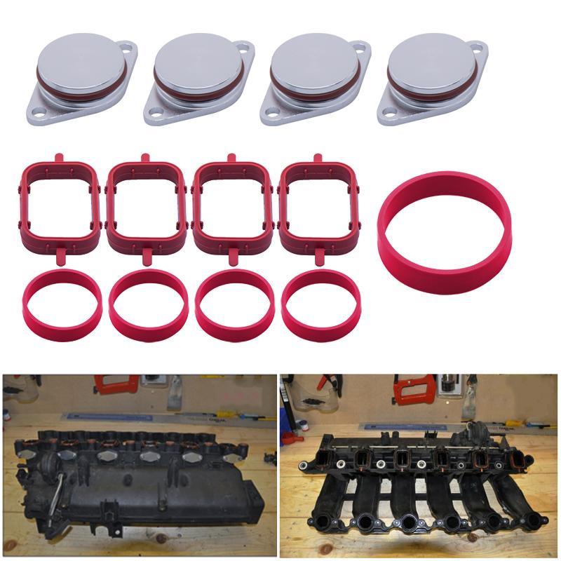 4*22mm / 4* 33mm Swirl Blanks Flaps Repair Delete Kit for BMW E87 E46 E90/91/92 E39 E60/61 E38 E65 E83 E53 E70 M47 M57 ect.