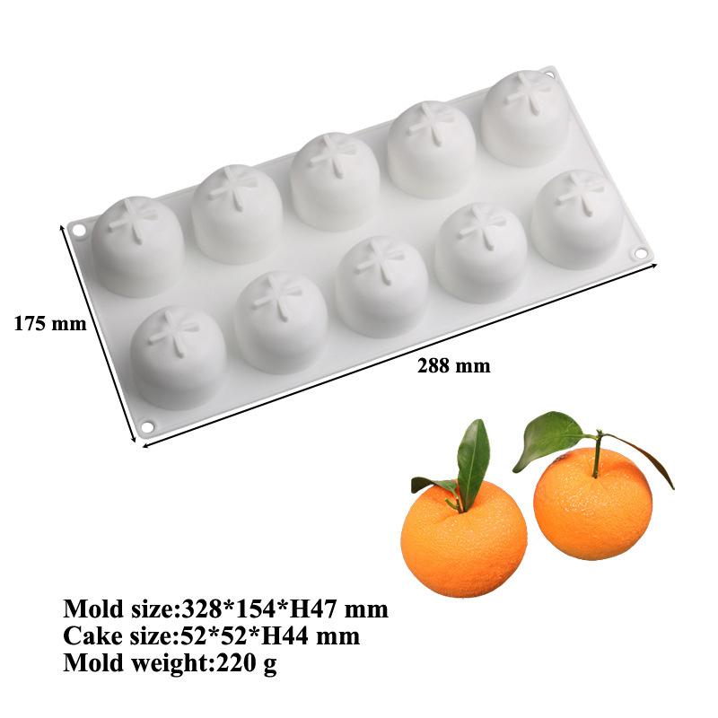 Силиконовая форма для выпечки на 6 ячеек для черничного муссового торта, форма для десертов в виде фруктов, для шоколадного пудинга