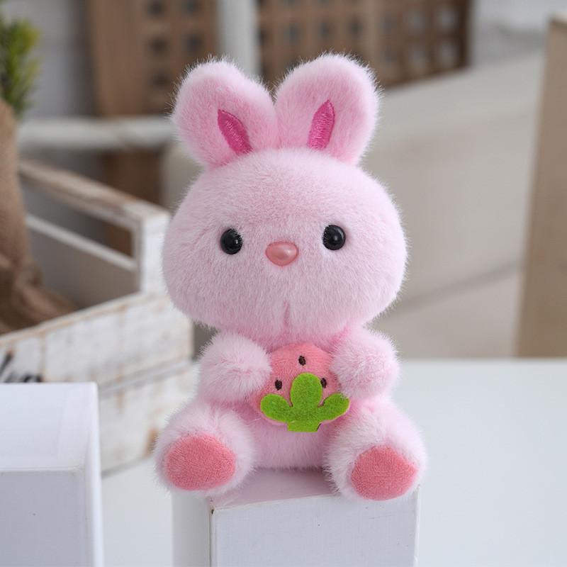 Кролик Мягкая Очаровательная Животное Плюшевая Брелок Пушистый Зайчик Кукла Для Идей для Подарка