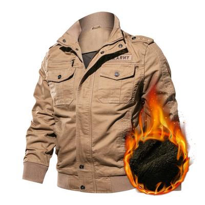 Зимняя куртка из хлопка для мужчин Ebay Military Coat для мужчин Plus Fleece Extra Thick Plus Size