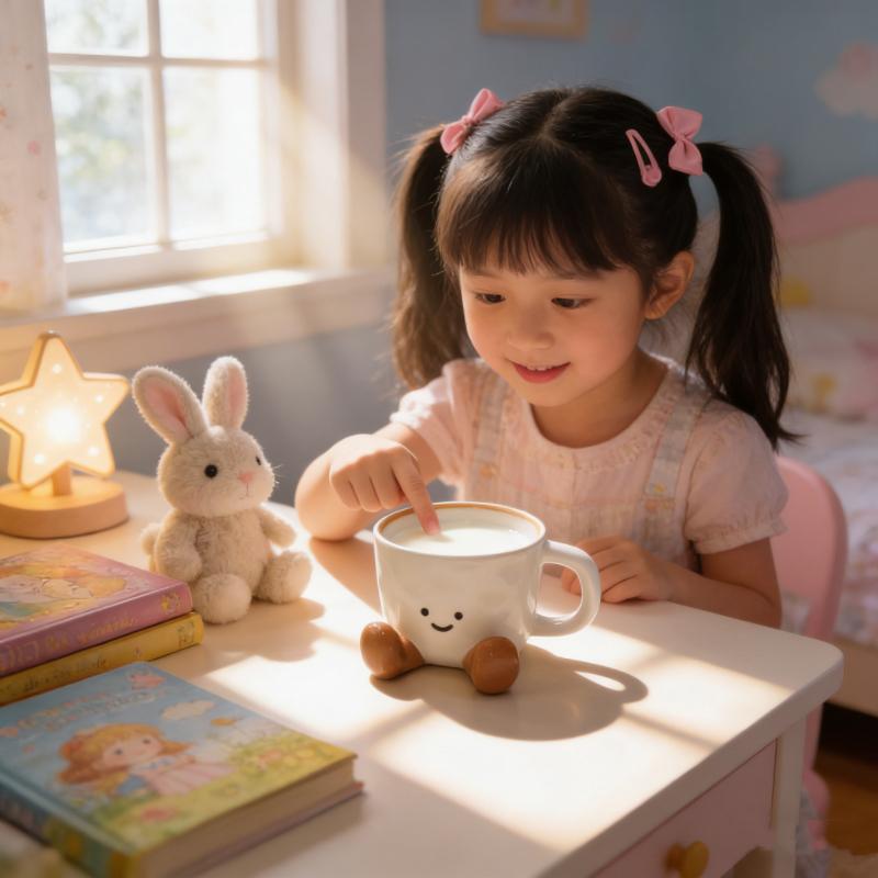 New Cartoon Couple Ceramic Mug Creative Coffee Milk Tea Water Cup Cute Children Breakfast Cup Household Drinkware Couple Gifts