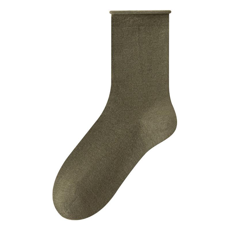 Ladies Winter Thickened Warm Heat Storage Spontaneous Heat 7A Antibacterial Loose Mouth Wool Pile Socks