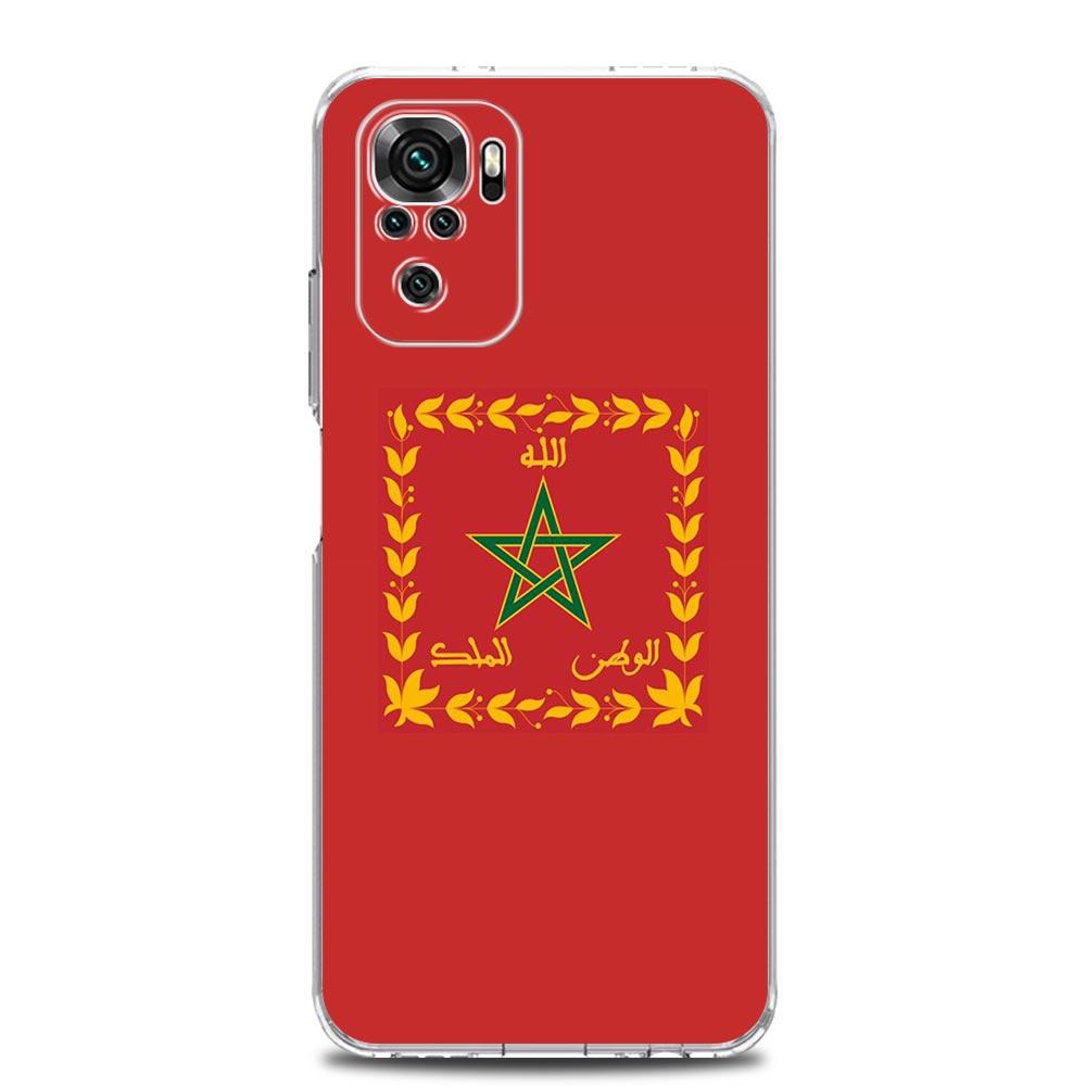 Moroccan flag Maroc Morocco Phone Case For Xiaomi Redmi Note 14 13 12 4G 9S 9 10 11 Pro Plus 5G 9T 14C 13C 12C 10C 9C 9A Cover