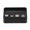 Universal Car Interior Plastic Coin Case Storage Box Holder Change Container Organizer Black
