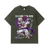 275 GSM Washed T-shirts 100% Cotton One Piece V3 Sun God Nika Print Unisex Heavy Cotton T Shirt