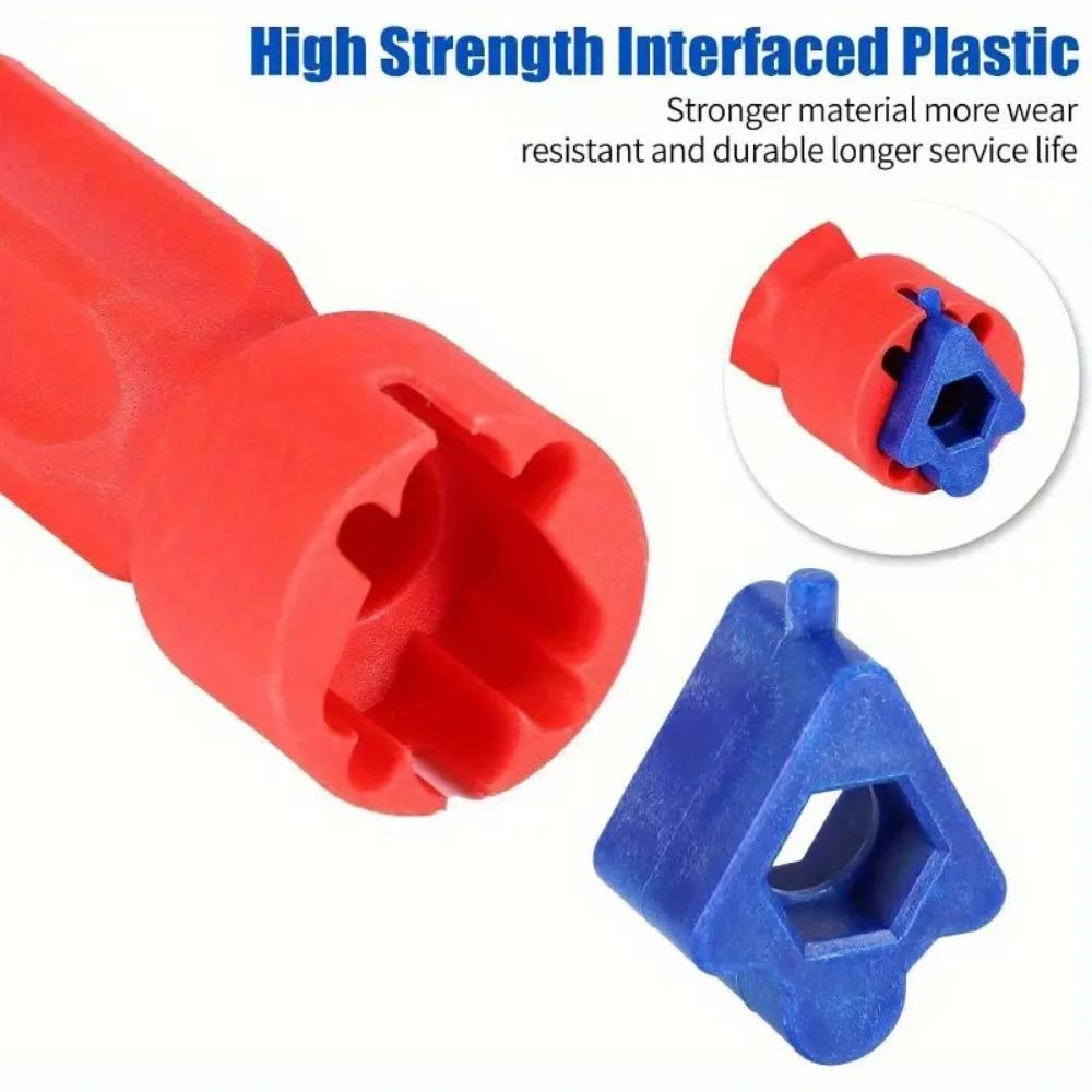 Пластиковый ключ для ремонта сиденья унитаза Универсальные инструменты для ремонта ванной комнаты