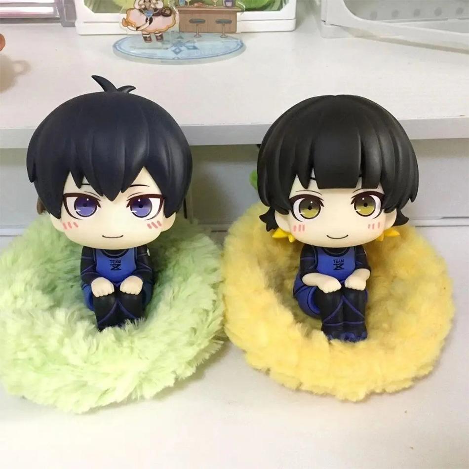 Фигурка Blue Lock Isagi Yoichi Q Version, Коллекционная игрушка с орнаментом из ПВХ с Chigiri Hyoma Bachira Meguru Nagi Seishiro